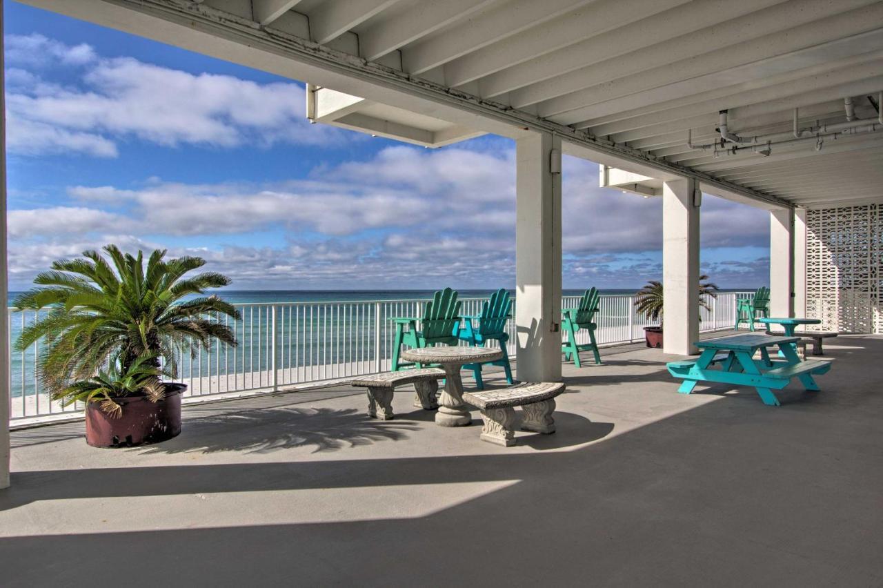 パナマシティービーチOceanfront Couples Retreat With Direct Beach Accessアパートメント エクステリア 写真